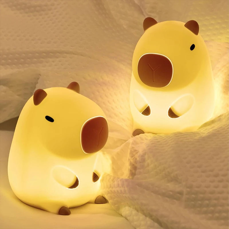 Luz Nocturna Capibara de Silicona - Mikicochon®