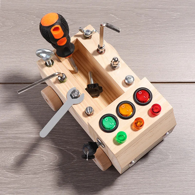 Carrito Sensorial de Madera Montessori (3+) - Mikicochon®