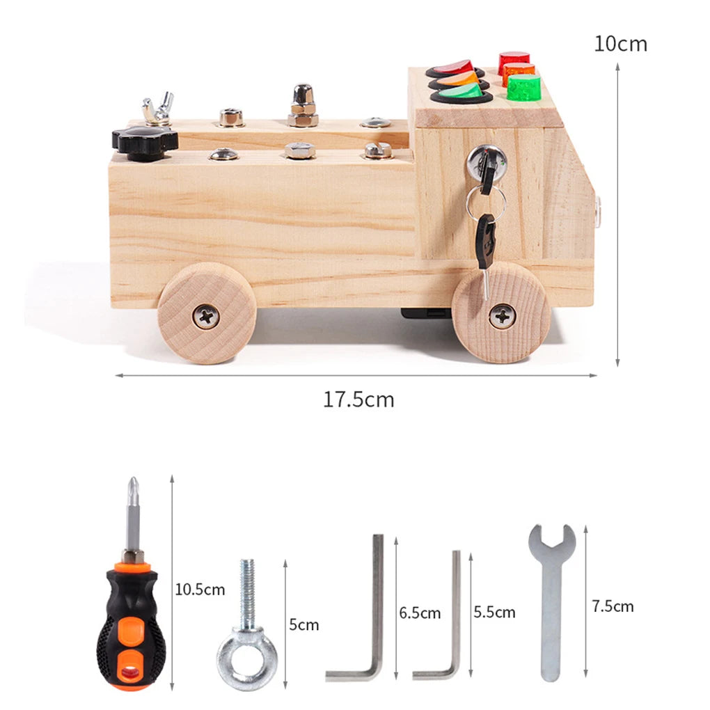Carrito Sensorial de Madera Montessori (3+) - Mikicochon®