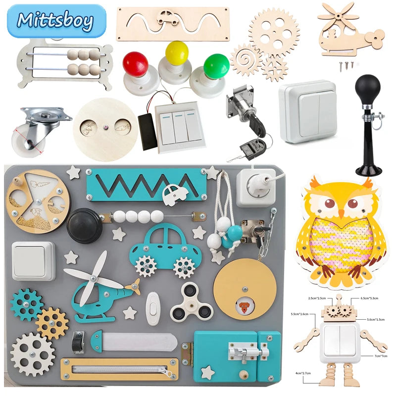Accesorios Montessori para Tablero Sensorial - Mikicochon®