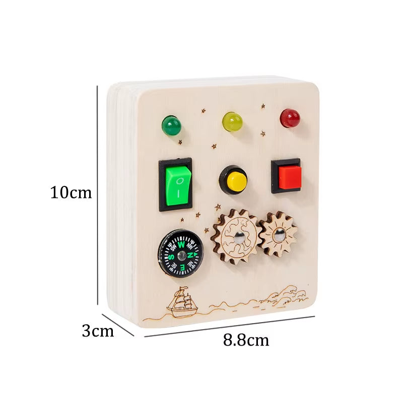 Tablero Sensorial Montessori con Luz LED - Mikicochon®
