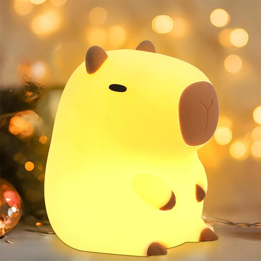Luz Nocturna Capibara de Silicona - Mikicochon®