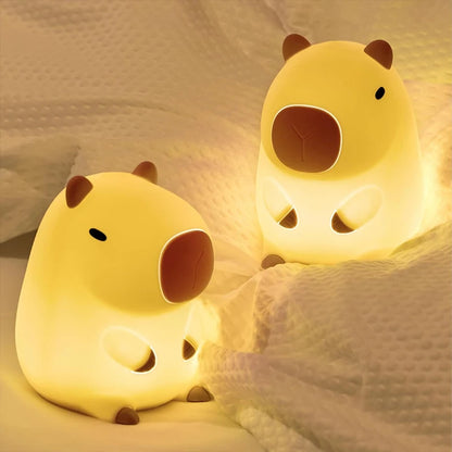 Luz Nocturna Capibara de Silicona - Mikicochon®