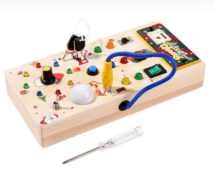 Tablero Sensorial Montessori con Luz LED - Mikicochon®