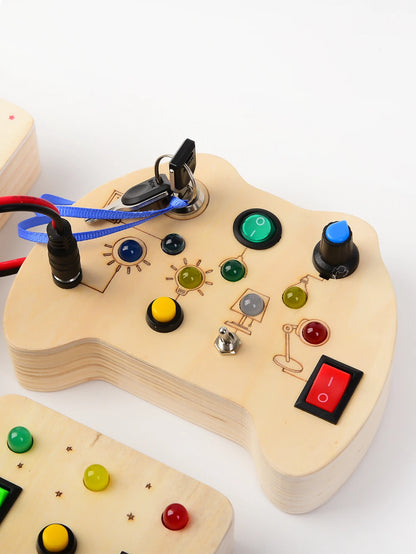 Tablero Sensorial Montessori con Luz LED - Mikicochon®