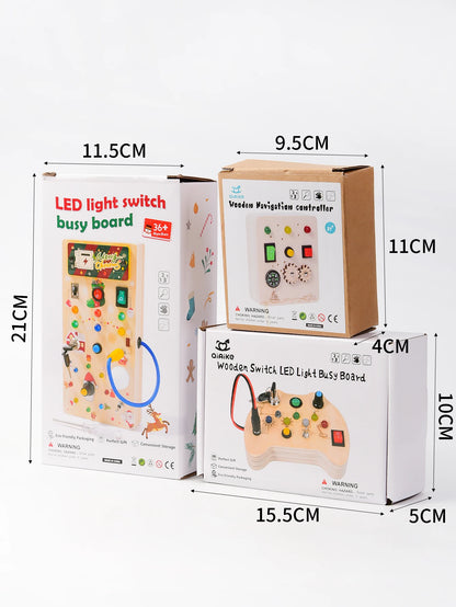 Tablero Sensorial Montessori con Luz LED - Mikicochon®