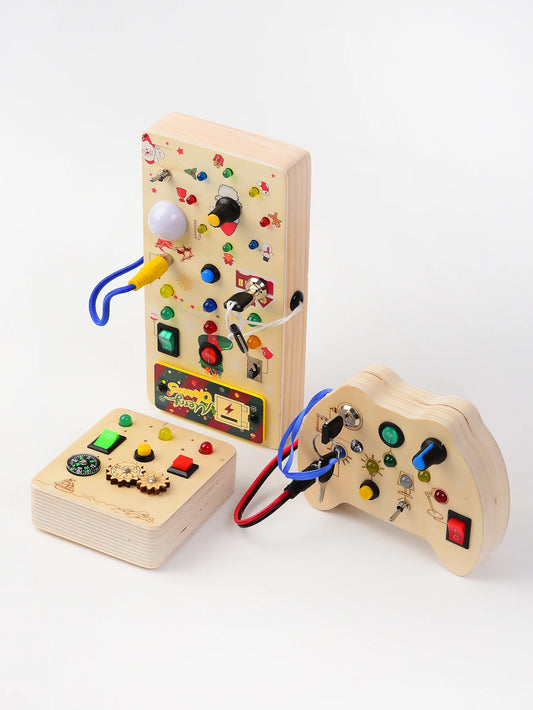 Tablero Sensorial Montessori con Luz LED - Mikicochon®