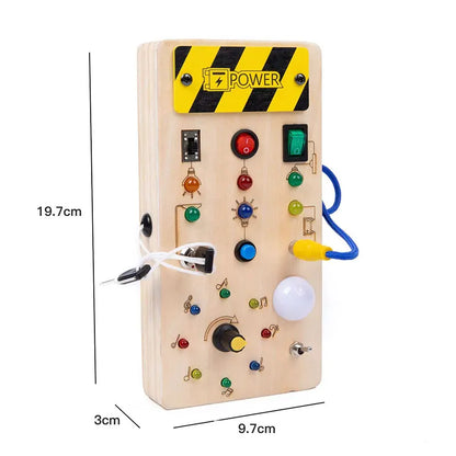 Tablero Sensorial Montessori con Luz LED - Mikicochon®