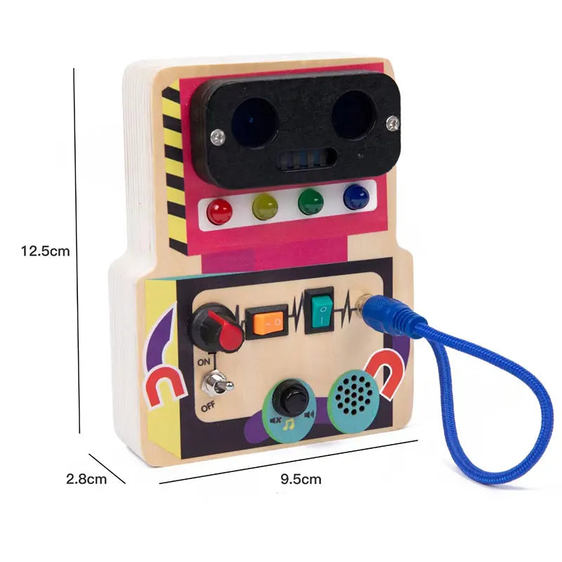 Tablero Sensorial Montessori con Luz LED - Mikicochon®