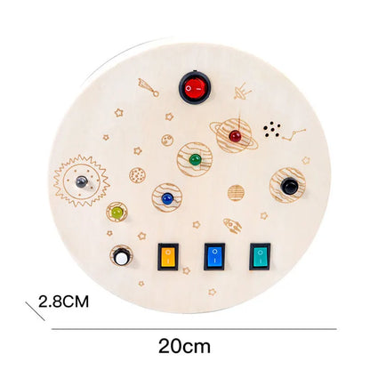 Tablero Sensorial Montessori con Luz LED - Mikicochon®