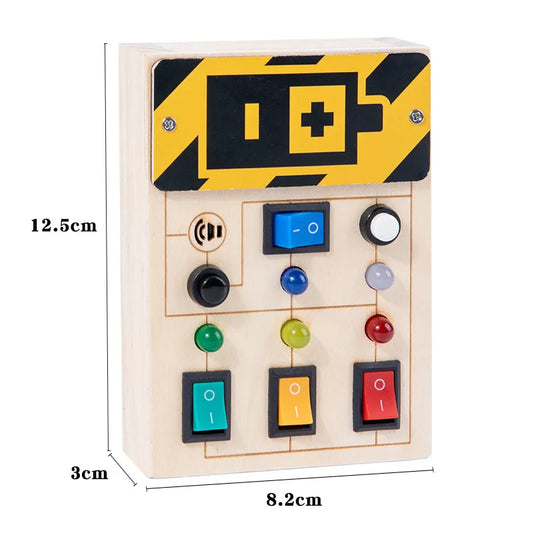 Tablero Sensorial Montessori con Luz LED - Mikicochon®
