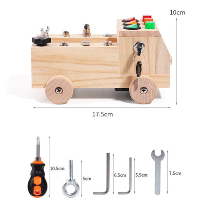Carrito Sensorial de Madera Montessori (3+) - Mikicochon®