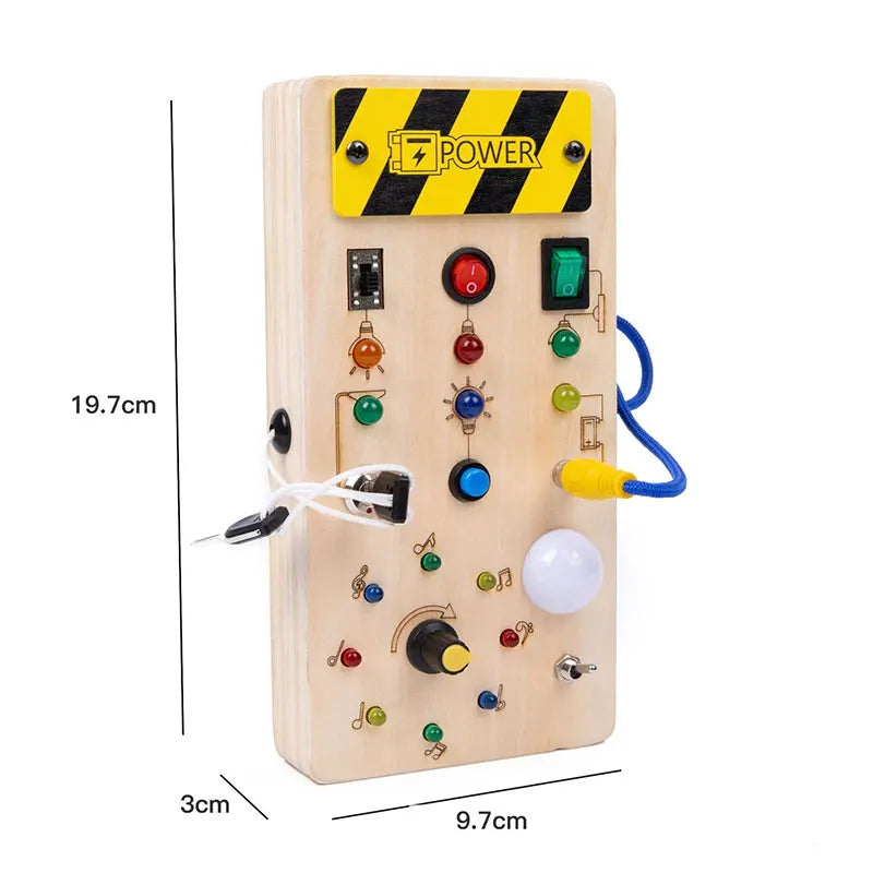 Tablero Sensorial Montessori con Luz LED - Mikicochon®