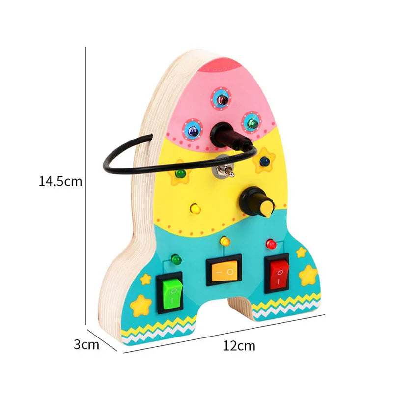 Tablero Sensorial Montessori con Luz LED - Mikicochon®