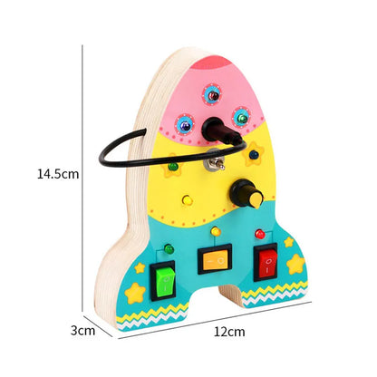 Tablero Sensorial Montessori con Luz LED - Mikicochon®