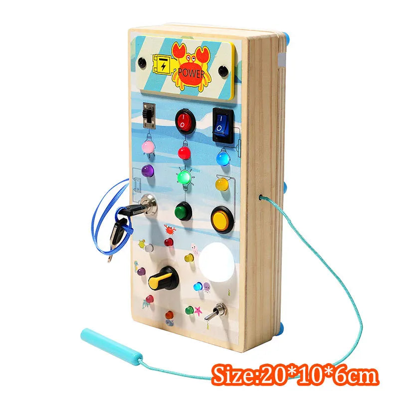 Tablero Sensorial Montessori con Luz LED - Mikicochon®