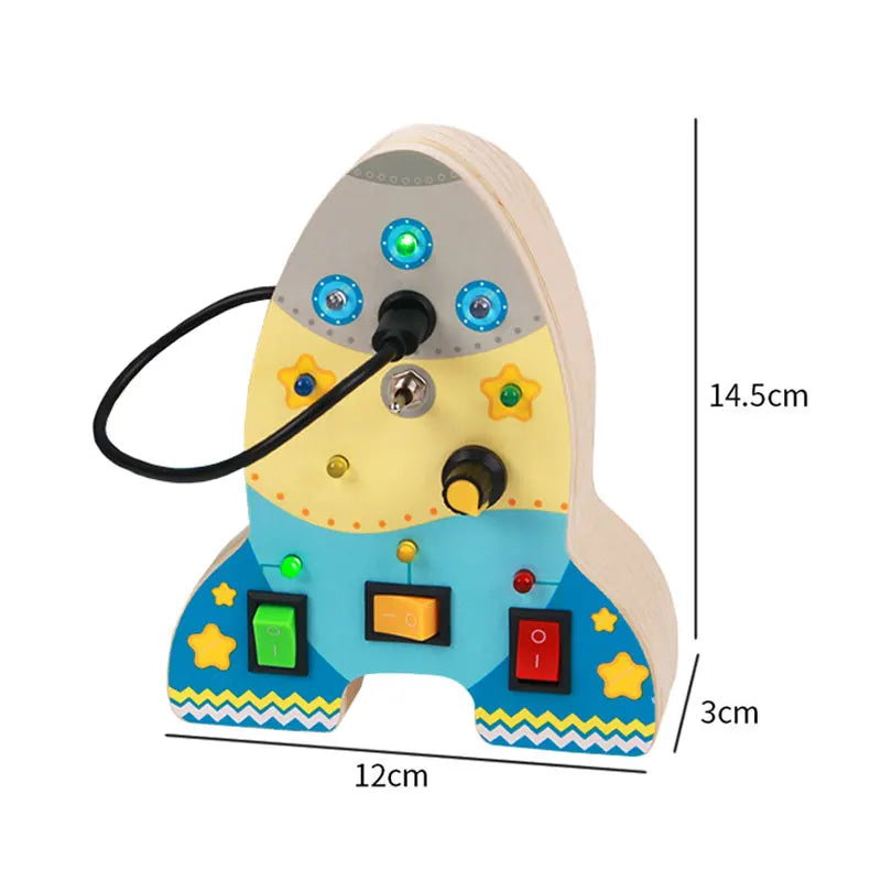 Tablero Sensorial Montessori con Luz LED - Mikicochon®