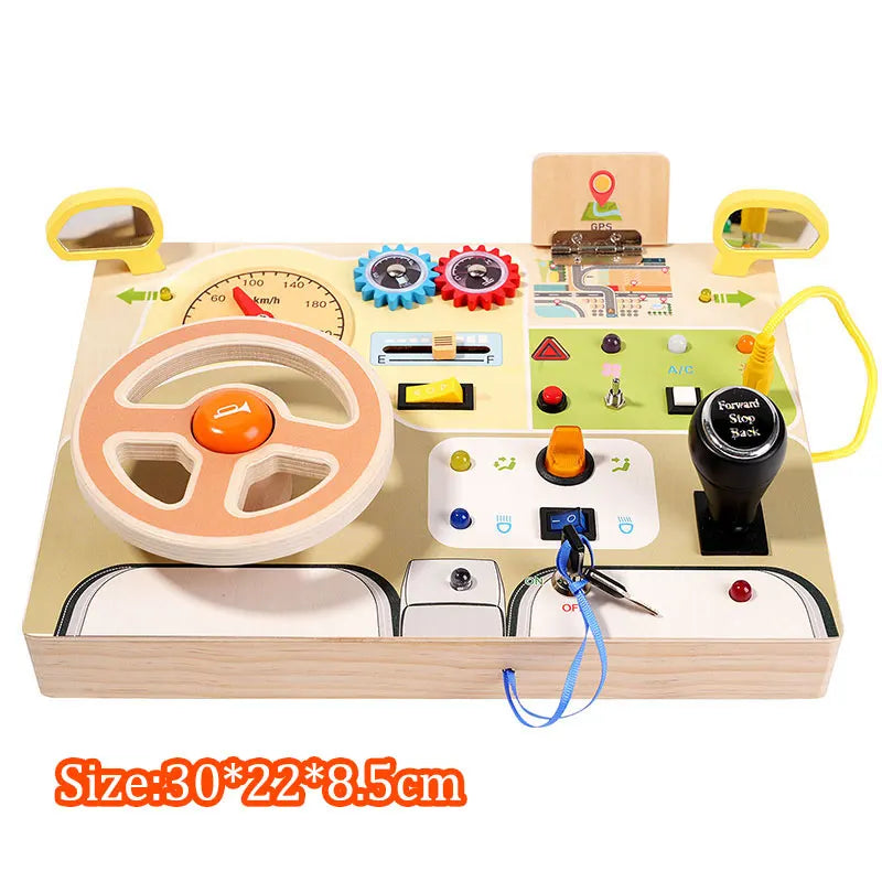 Tablero Sensorial Montessori con Luz LED - Mikicochon®