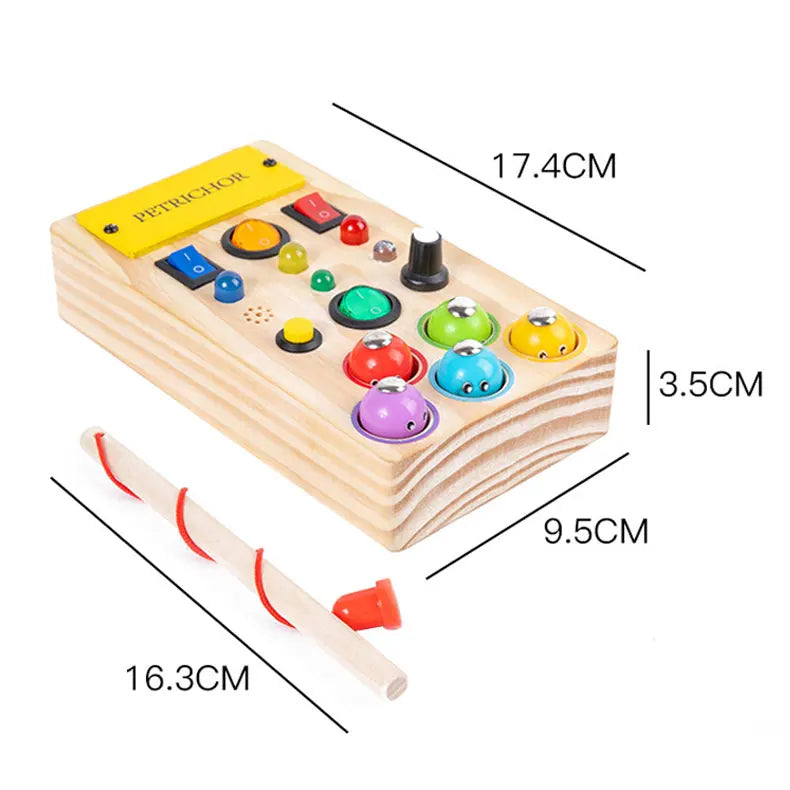 Tablero Sensorial Montessori con Luz LED - Mikicochon®