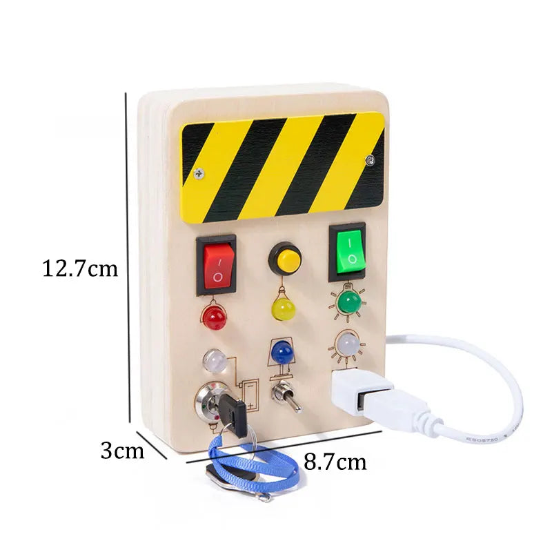 Tablero Sensorial Montessori con Luz LED - Mikicochon®