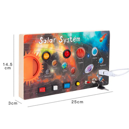 Tablero Sensorial Montessori con Luz LED - Mikicochon®