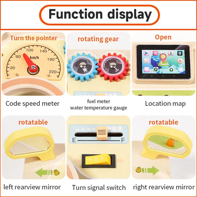 Tablero Sensorial Montessori con Luz LED - Mikicochon®