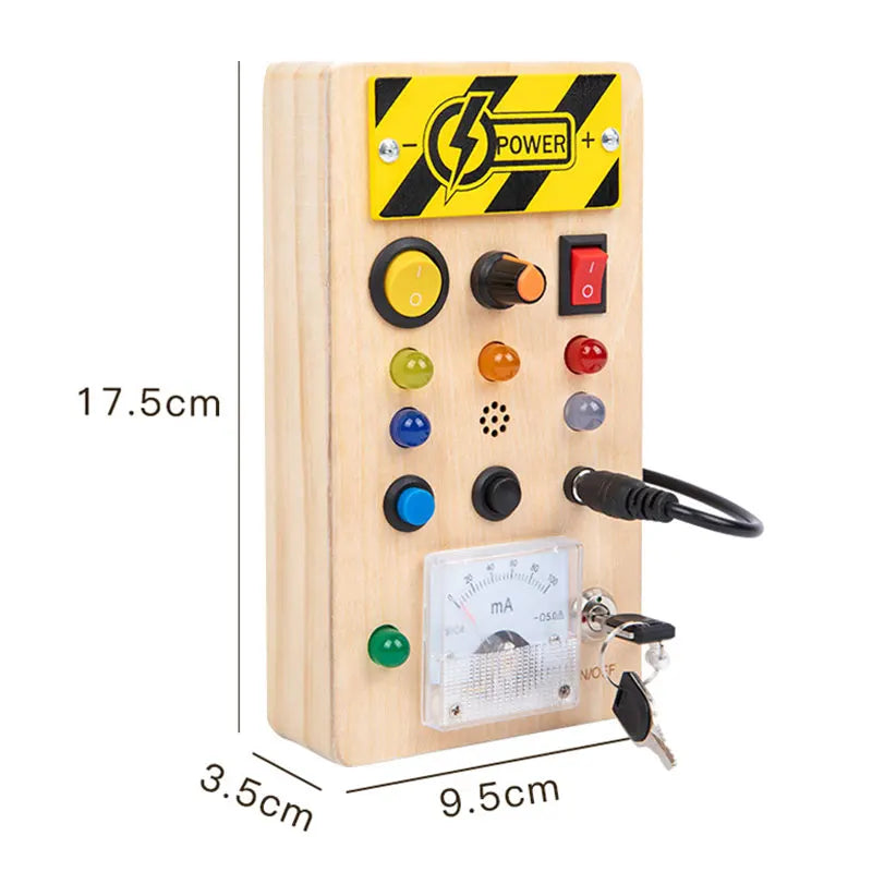 Tablero Sensorial Montessori con Luz LED - Mikicochon®