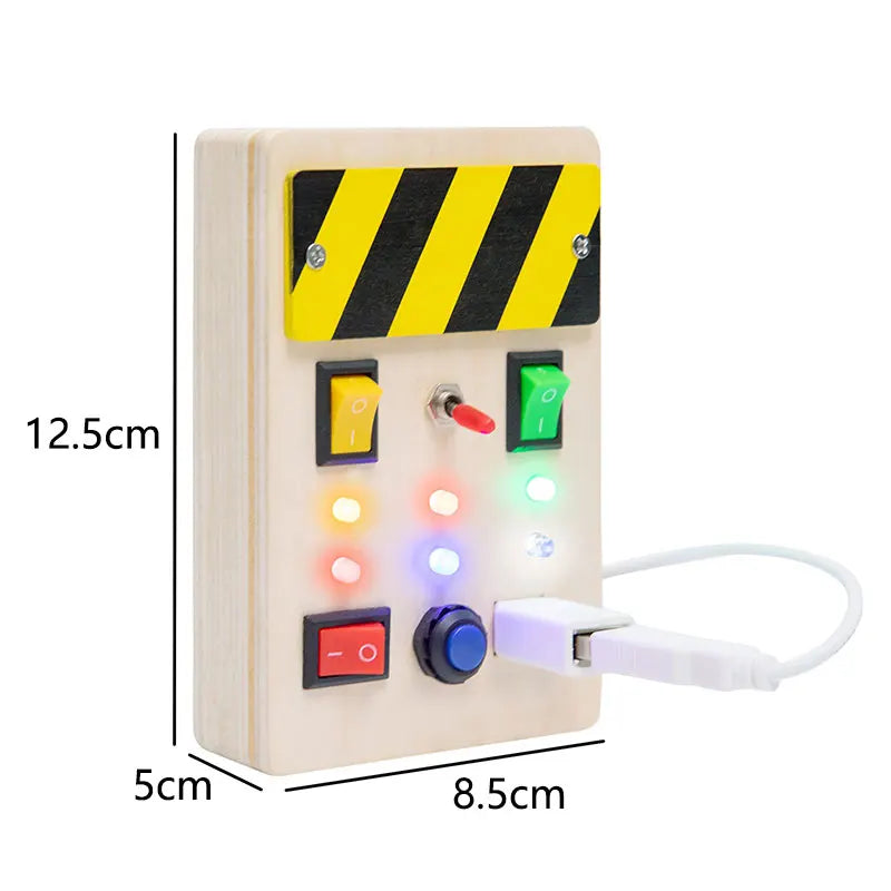 Tablero Sensorial Montessori con Luz LED - Mikicochon®