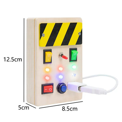 Tablero Sensorial Montessori con Luz LED - Mikicochon®