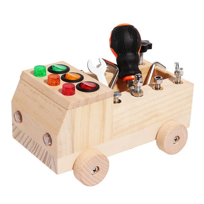 Carrito Sensorial de Madera Montessori (3+) - Mikicochon®