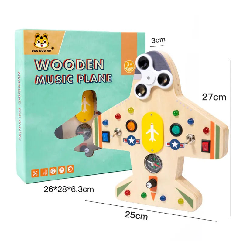 Tablero Sensorial Montessori con Luz LED - Mikicochon®