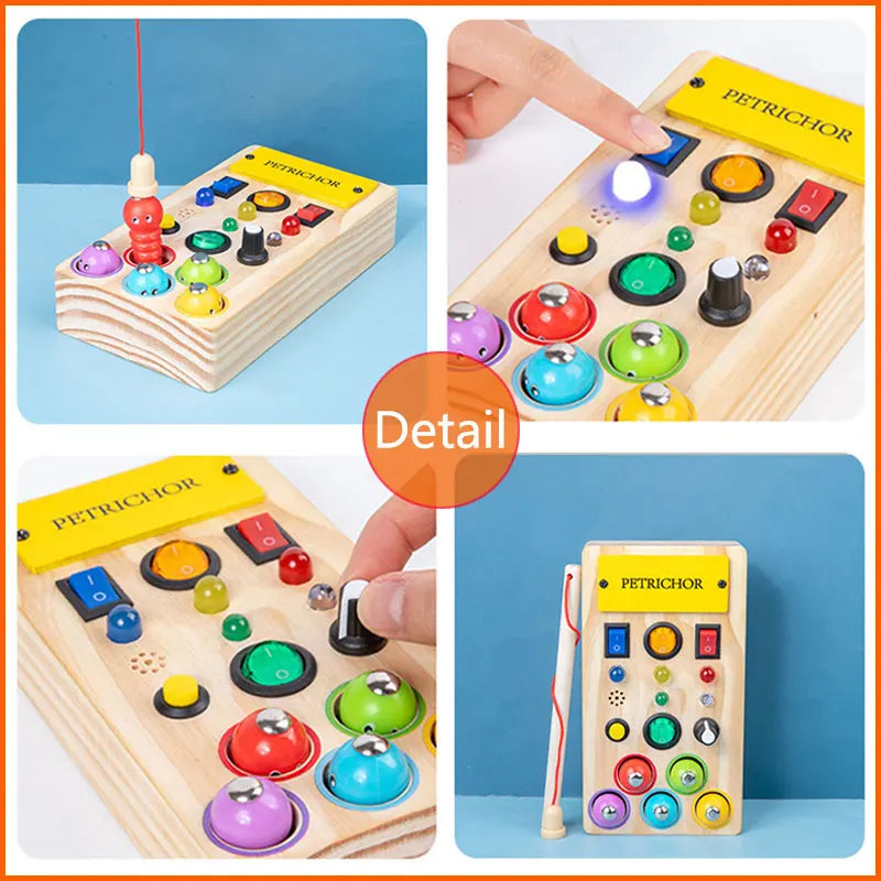 Tablero Sensorial Montessori con Luz LED - Mikicochon®