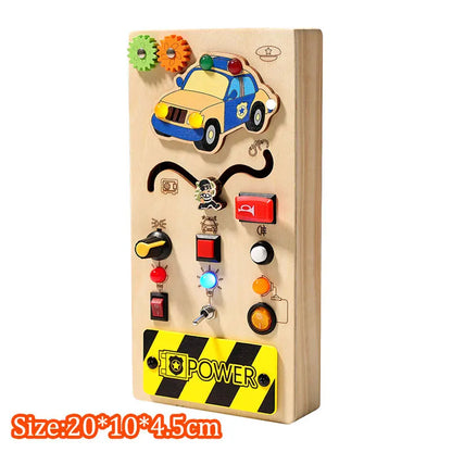 Tablero Sensorial Montessori con Luz LED - Mikicochon®