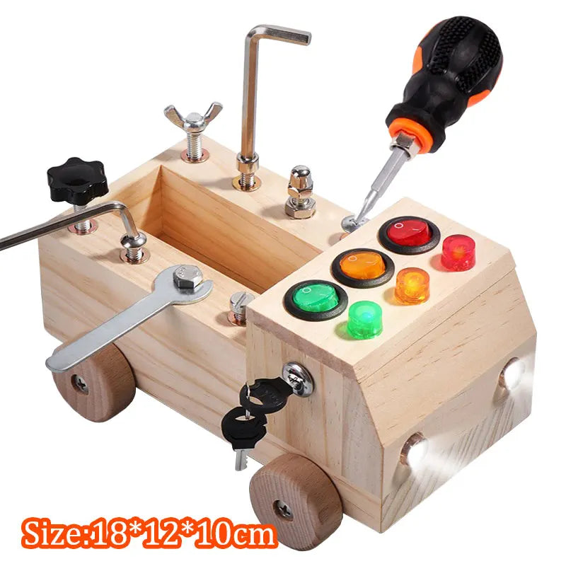 Tablero Sensorial Montessori con Luz LED - Mikicochon®