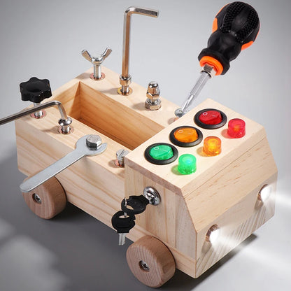 Carrito Sensorial de Madera Montessori (3+) - Mikicochon®