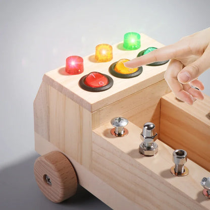 Carrito Sensorial de Madera Montessori (3+) - Mikicochon®