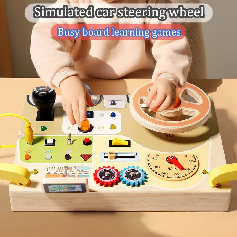 Tablero Sensorial Montessori con Luz LED - Mikicochon®