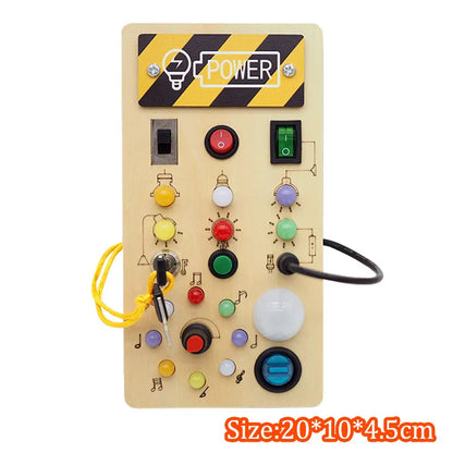 Tablero Sensorial Montessori con Luz LED - Mikicochon®