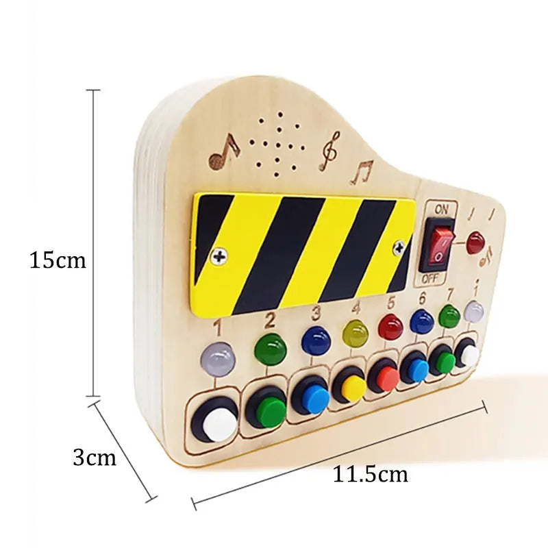 Tablero Sensorial Montessori con Luz LED - Mikicochon®