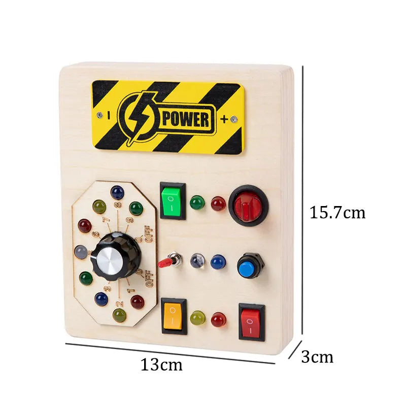 Tablero Sensorial Montessori con Luz LED - Mikicochon®