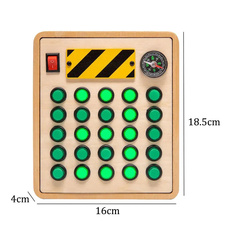 Tablero Sensorial Montessori con Luz LED - Mikicochon®