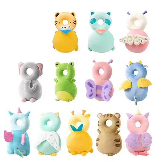 Baby Head Protector Backpack Pillow for Kids Children Soft PP Cotton Protective 1-3 Y Toddler Cushion Cartoon Security Pillows